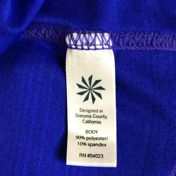 Athleta Sleeveless Top Outdoor Front Zip Size S - Picture 6 of 7